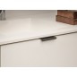 S Maner EDGE STRAIGHT negru mat periat,lungime 100mm